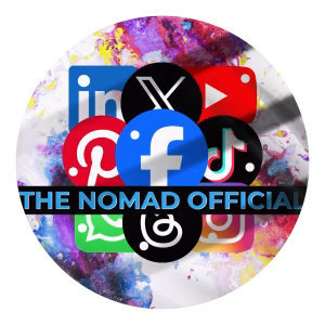Social Media icons all added in a collage format. The icons are Facebook, Instagram, Whatsapp, Threads, Pinterest, X, LinkedIn, TikTok and Youtube.