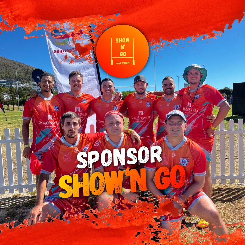 Become a sponsor at the 10's series for Show 'n Go Touch Rugby.