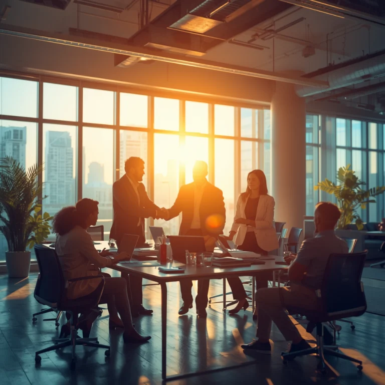 An Image of a business meeting